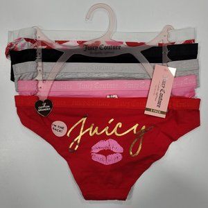 Juicy Couture 5 Pack Panties Underwear
